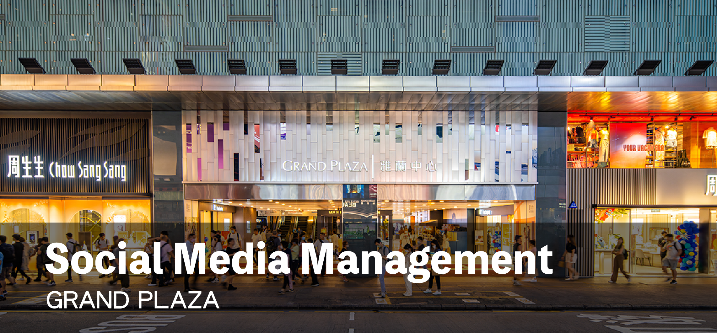 Social Media Management - Grand Plaza - Shopping Mall - INITSOC